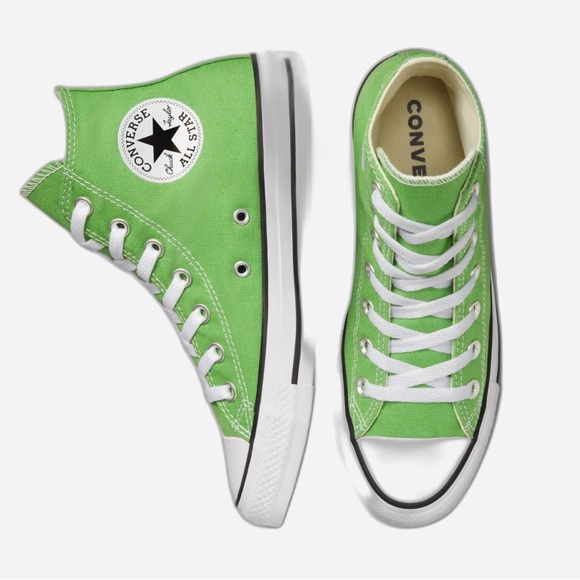 Converse Green High-Top Sneakers - Picture 1 of 8